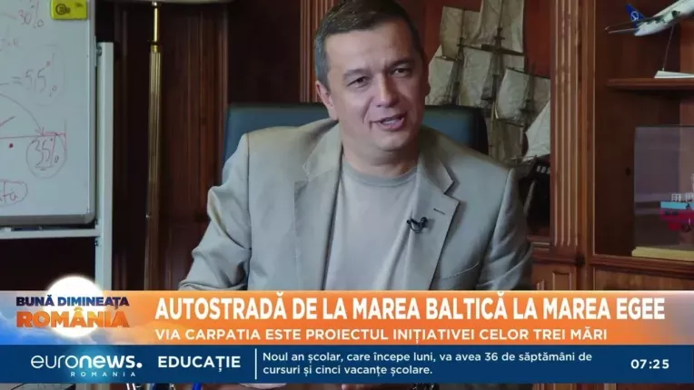 Autostrada de la Marea Baltica la Marea Egee. Sorin Grindeanu: Au fost facuti pasi importanti