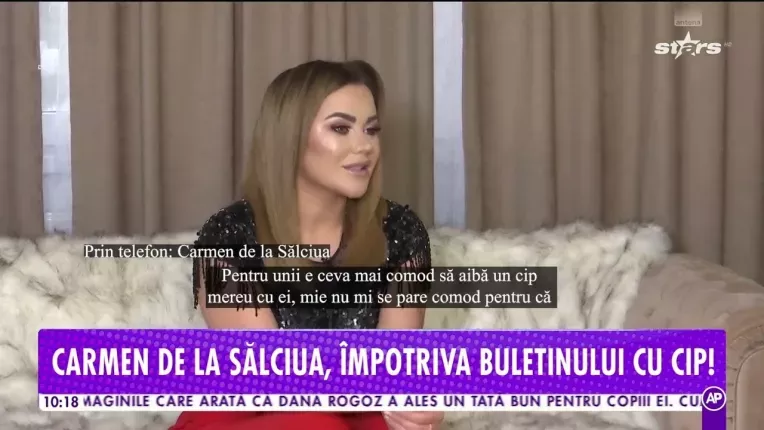 Carmen de la Salciua, total impotriva buletinului cu cip!