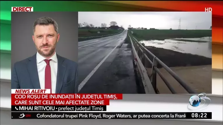 Cod rosu de inundatii! Zeci de case si gospodarii distruse de apa