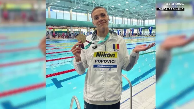 David Popovici, in pregatire pentru Campionatele Mondiale