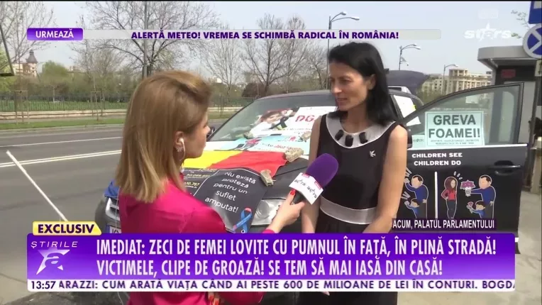 Mama a trei copii, de 30 de zile in greva foamei. Fostul sot ii interzice sa se apropie de ei!