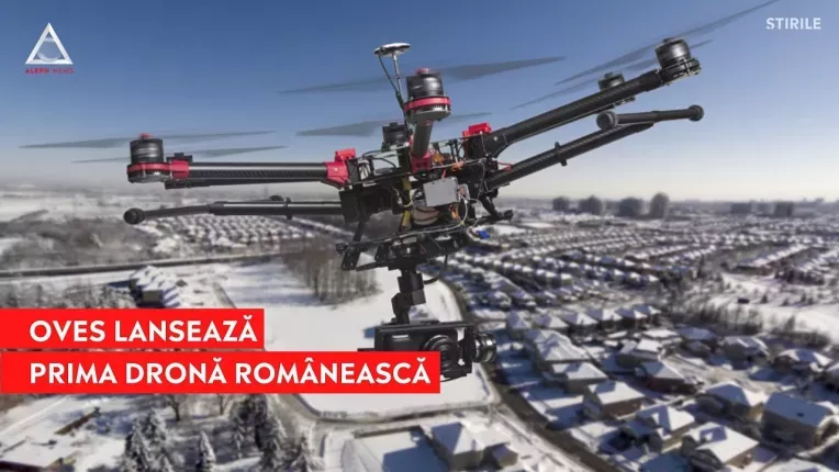 O companie din Cluj a lansat Hyper Drone, prima drona romaneasca pentru deminare