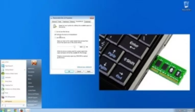 ReadyBoost oferit de Microsoft, in Windows,  permite memoriilor USB  sa fie transformate in memorie virtuala RAM, ceea ce imbunatateste performanta calculatorului