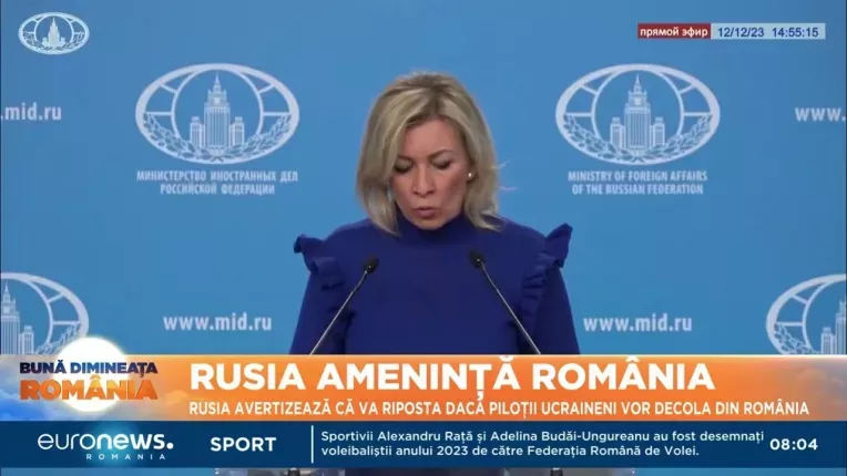 Rusia: Utilizarea avioanelor F-16 de pe teritoriul Romaniei va fi considerata implicare in razboi