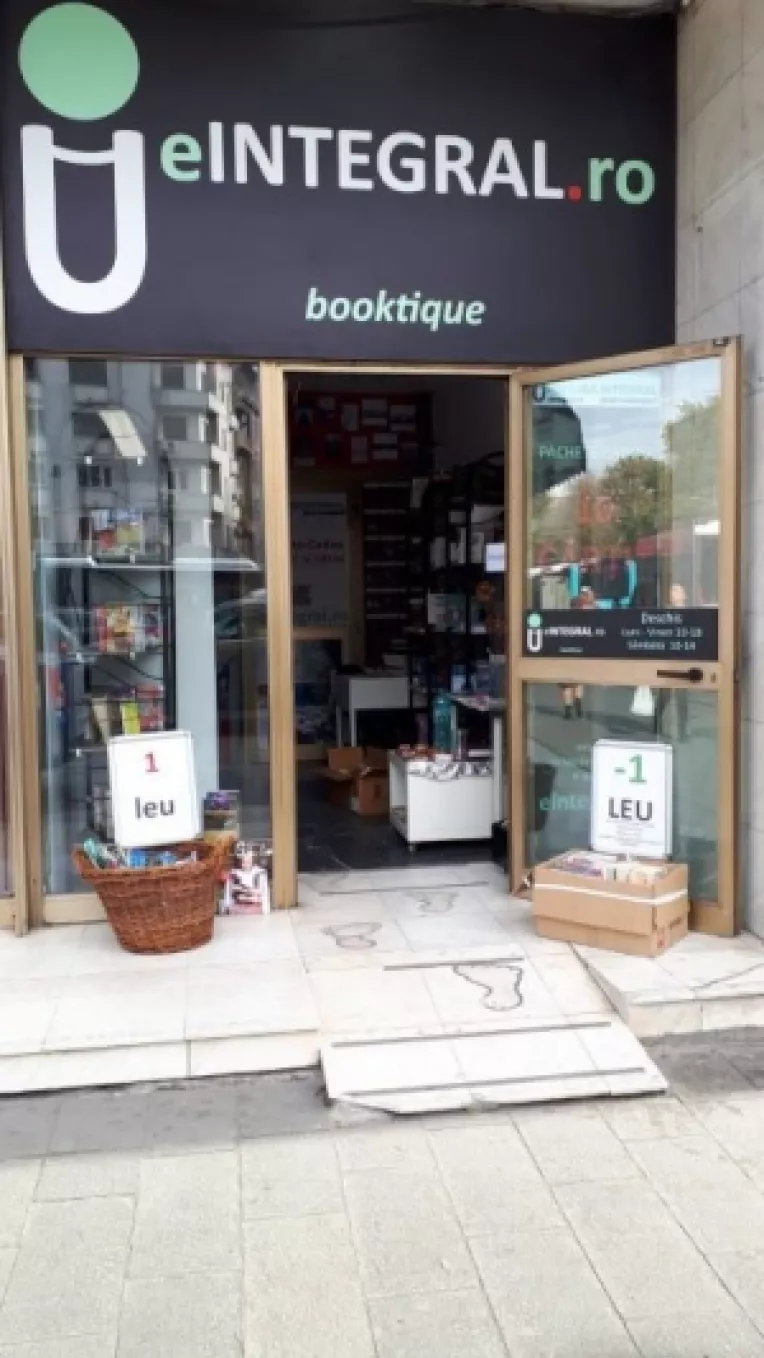 Senzational: Libraria INTEGRAL iti da 1 leu daca vrei sa iei gratis o carte!