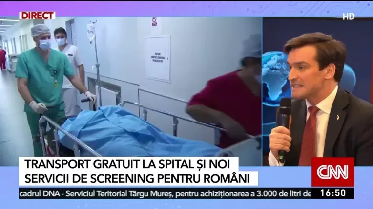 Transport gratuit la spital si noi servicii de screening pentru romani